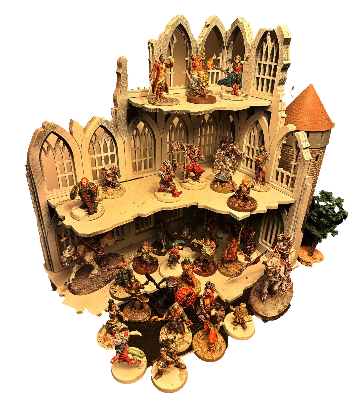 Groesere Burgansicht mit versteckten Charakteren